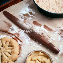 Handcrafted Black Walnut French Rolling Pins - Seamless, Nonporous, Classic Design - Timeless Elegance for Baking Enthusiasts and Chefs
