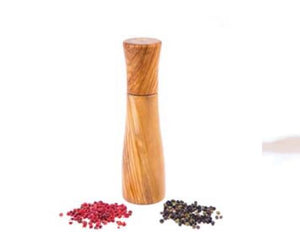 Mills/Grinder with a Ceramic Mechanism ( Salt, Pepper, Coffee, dried herbs and many spices) made of Olivewood